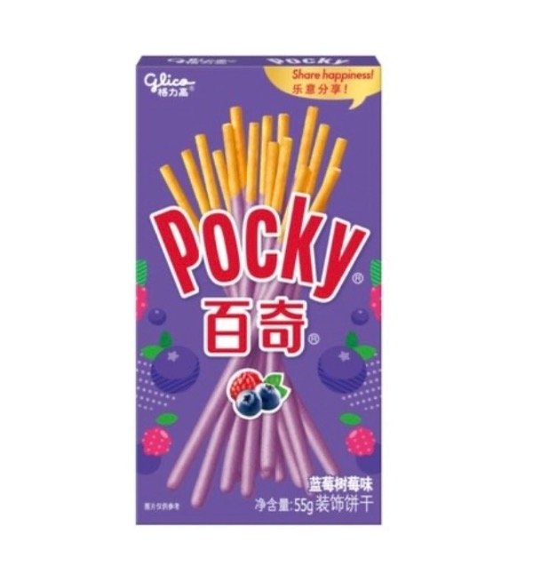 Producto - Pocky arándano y frambuesa 55gr