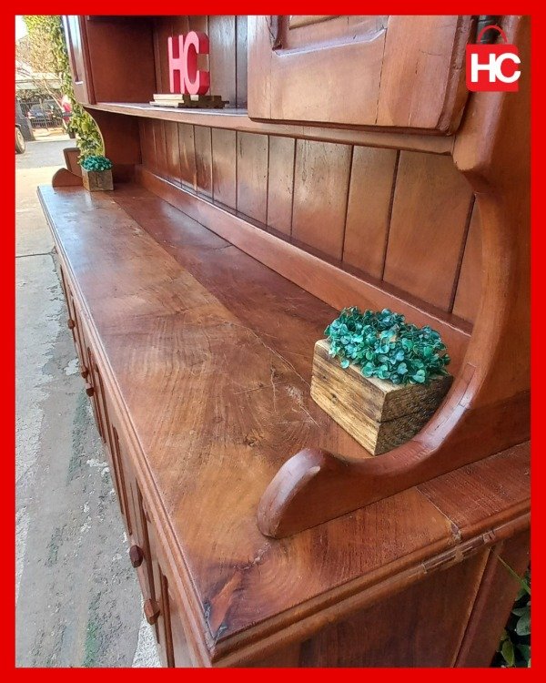Producto - Gran bahiut modular con alzada estilo campo provenzal en algarrobo macizo - 4
