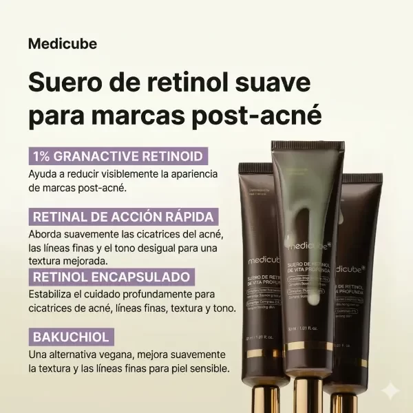 Producto - Serum Renovador Antiedad - Medicube Deep Vita A Retinol Serum 30ml. - 3