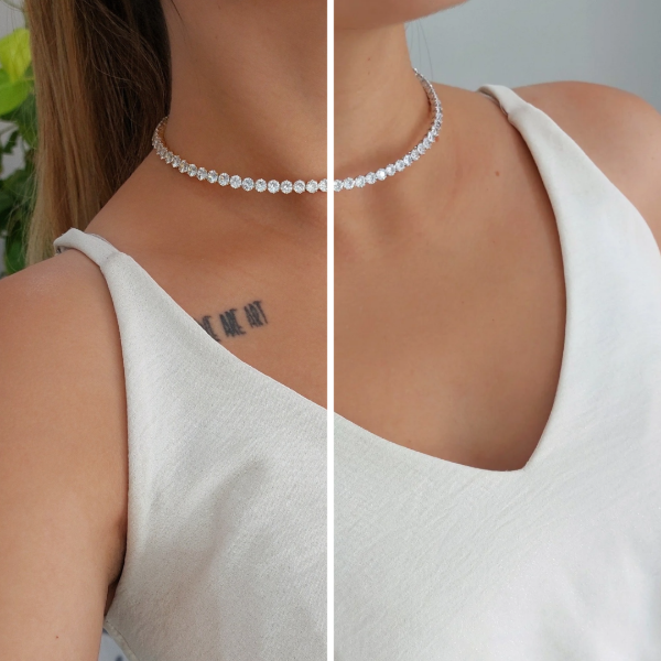 Producto - Choker cubics redondos