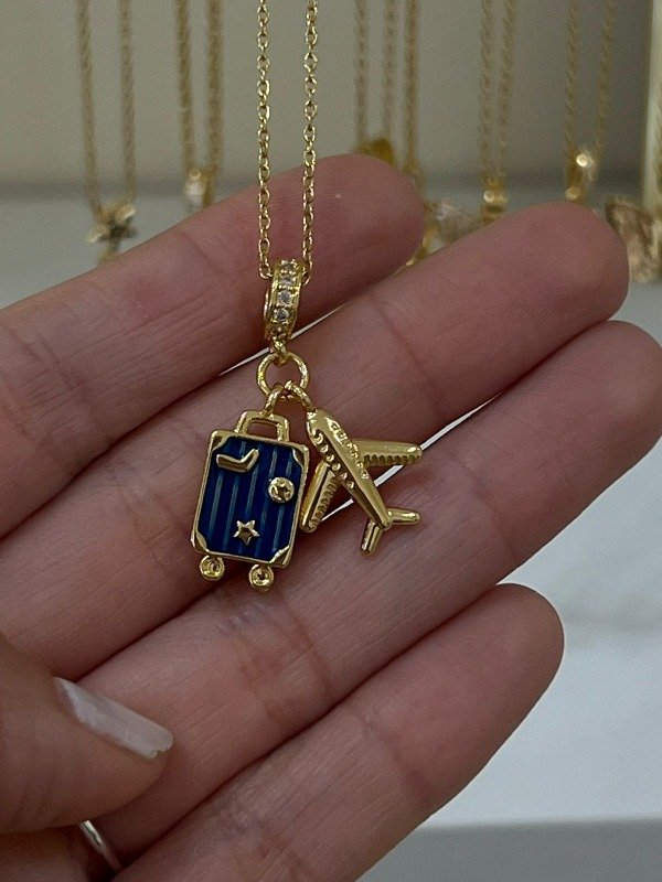 Producto - COLLAR AVE DORADA