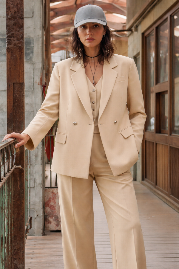 Producto - Blazer Jacinta Camel - 0