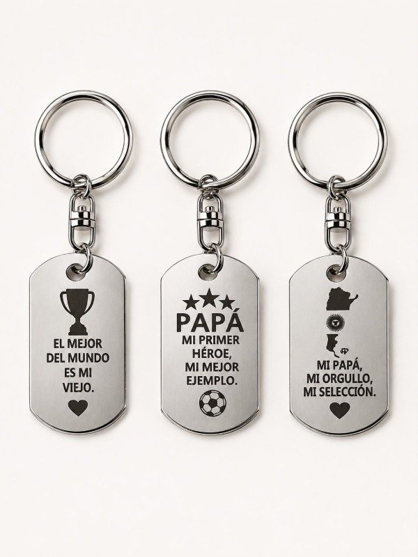 Producto - Llaveros Papá Acero