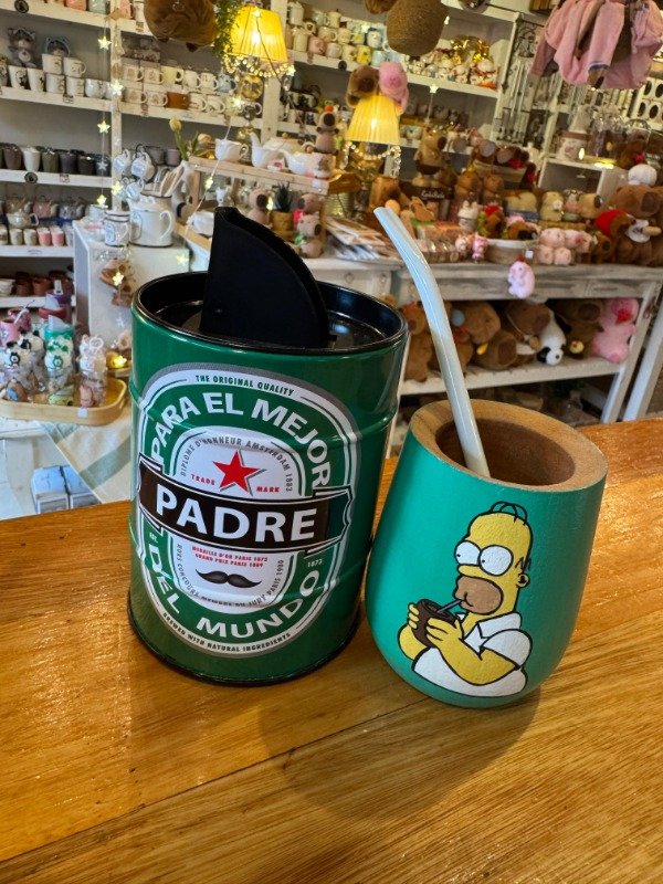 Producto - Combo lata + mate Homero - dia del padre (Efectivo: 19.120)