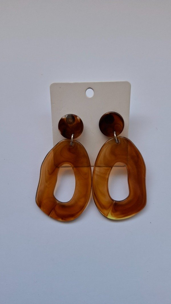 Producto - Aros Yeny irregulares ámbar orgánicos - 1