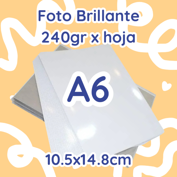 Producto - Foto Brillante 240gr - A6