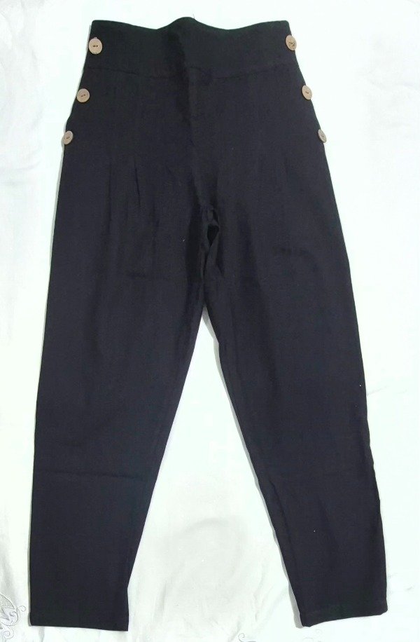 Producto - Babucha de lino (negro) - 0