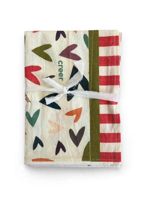 Producto - Repasadores tusor Corazones