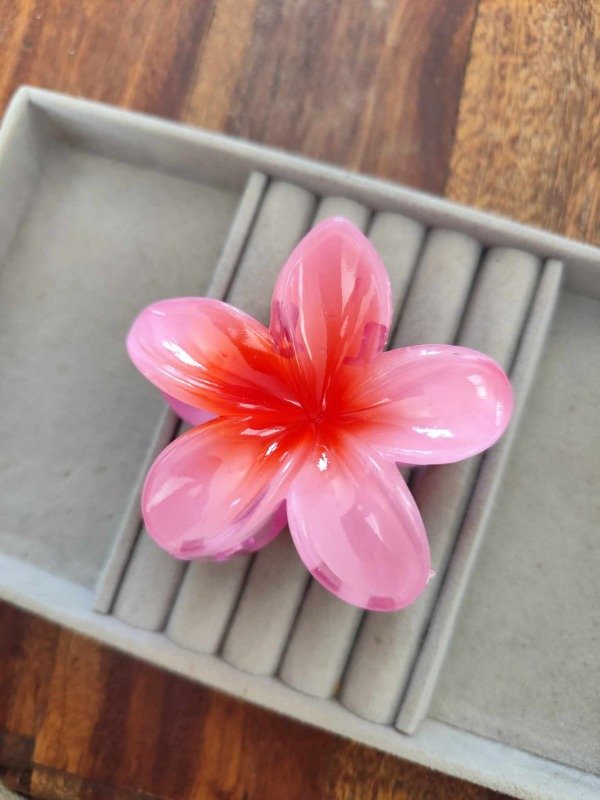 Producto - Broche Hawai rojo primavera