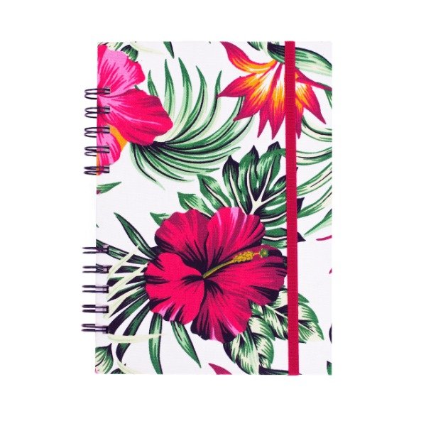 Producto - Cuaderno A5 Hibiscus Carmín