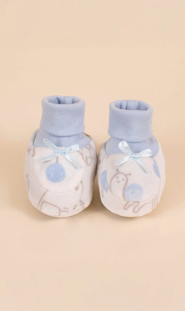 Producto - Bootie celeste elefantito MM