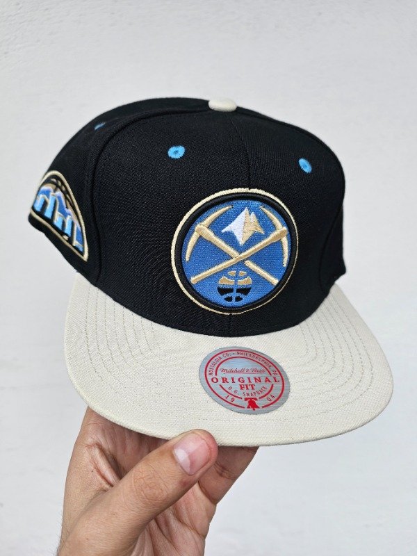 Snapback Denver nuggets vintage logo collection Mitchell and Ness