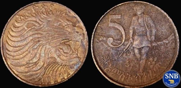 Producto - Etiopía - 10 Saiteem (2004) KM #44.3 [VF] - República Federal