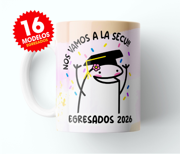 Producto - Plantillas Tazas Flork Egresados 2026 Sublimar Graduación Diseños #12