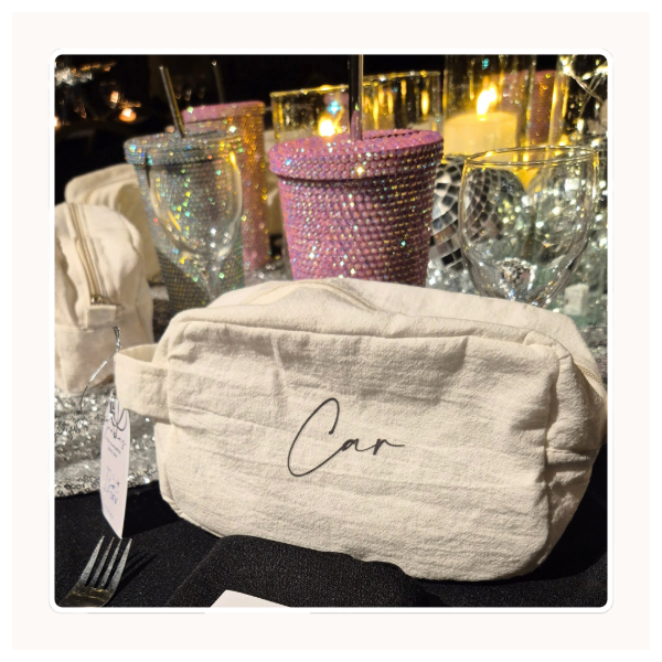 Producto - Neceser en tusor off white personalizado - 2