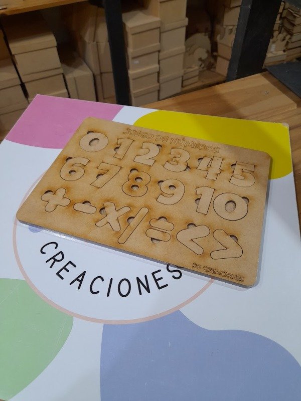 Producto - ROMPECABEZAS NÚMEROS