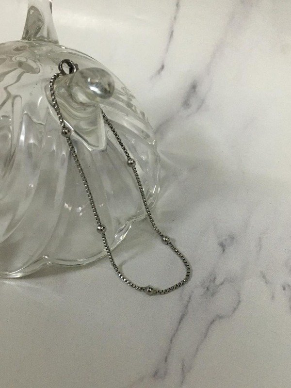 Producto - Pulsera Veneciana C/Bolitas Acero Quirúrgico