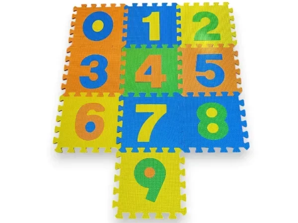 Producto - PISO GOMA EVA NUMEROS (10 piezas)