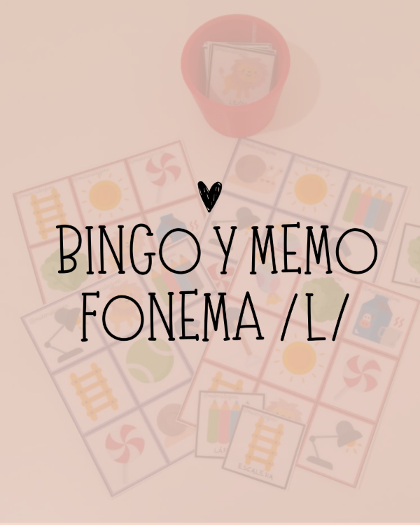 Producto - Bingo y memo fonema "L" - 0