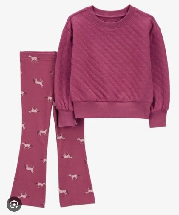 Producto - Carter's. Set legging flores y buzo