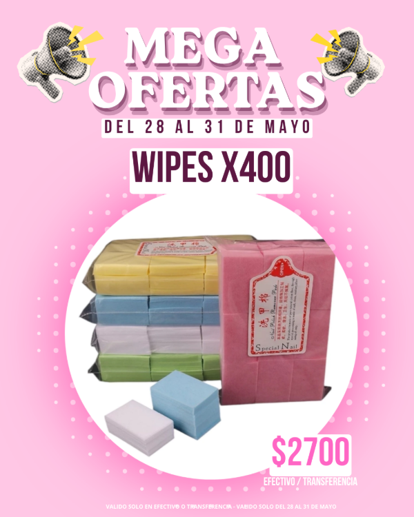 Producto - OFERTA Wipes x400