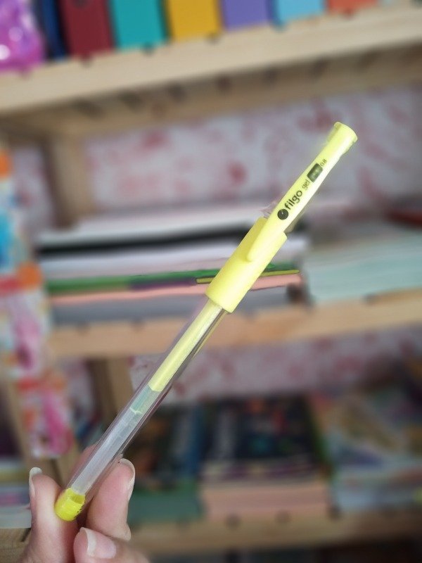 Producto - Bolígrafo Filgo Roller Gel Pop Amarillo Pastel