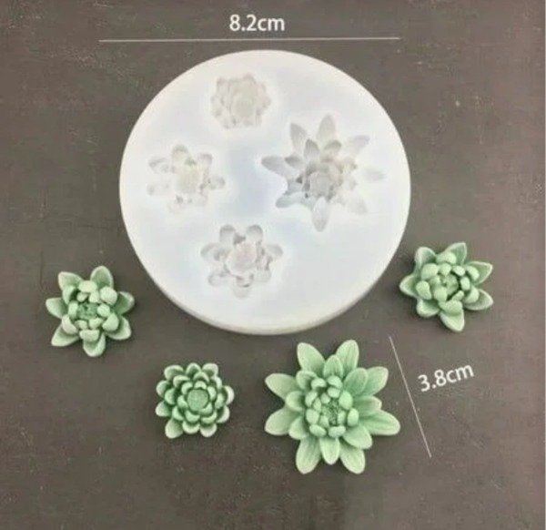Producto - Molde silicona Plancha Flores Sucu
