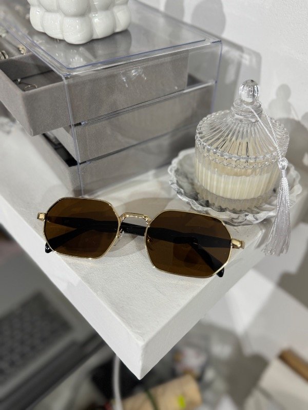 Producto - GAFAS Alonso (MARRON CON DORADO)