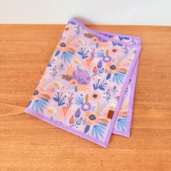 Producto - FUNDA ABC Diseño Floral Violeta