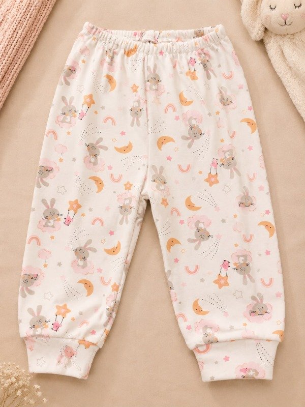 Producto - PANTALON CON PUÑO ESTAMPADO DE ALGODON BEBA - 9