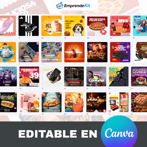 Producto - Mega Kit de Marketing: 64 Plantillas para Todo Tipo de Emprendimiento