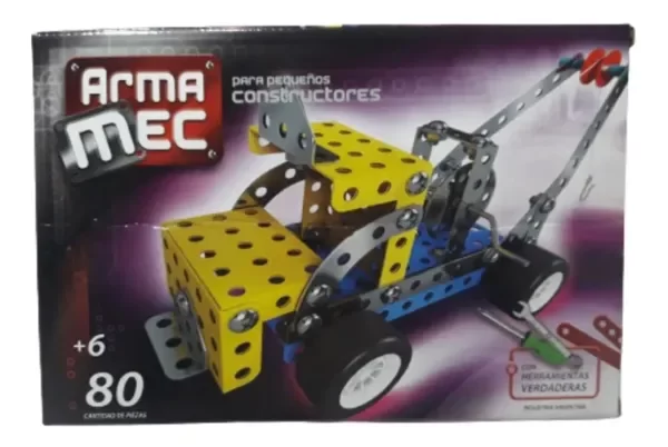 Producto - Armamec Camion Grua 80 Piezas De Metal y Plastico (1)