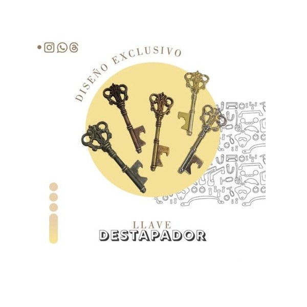Producto - LLave antigua Destapador Cobre viejo