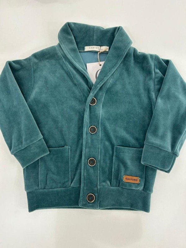 Producto - campera de plush verde