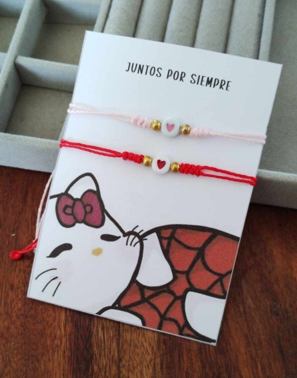 Producto - Pulsera kitty - spiderman x2