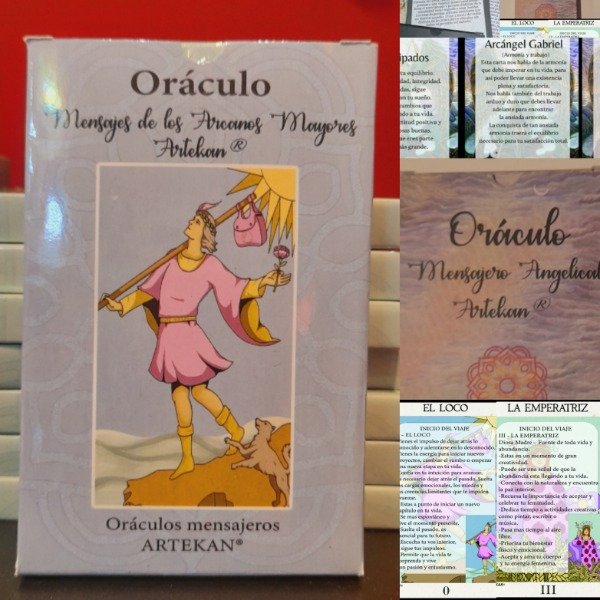 Producto - Pack 3 Oráculos Angelical 22 Arcanos Brujas Artekan