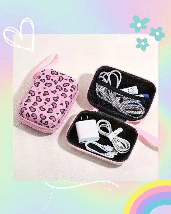 Producto - Valijita Porta Cargadores / Accesorios Corazones Print
