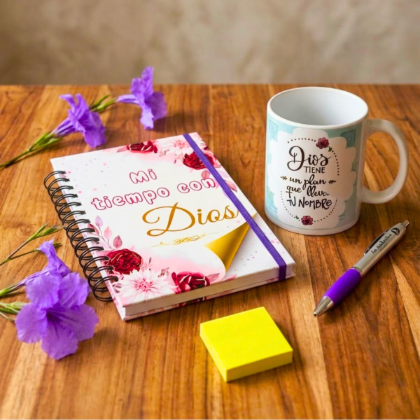 Producto - Diario Devocional + Taza personalizada - 0