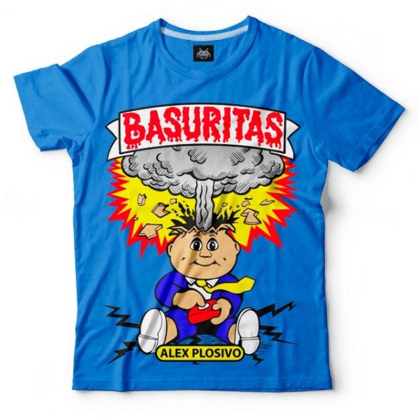 Producto - Remera Basuritas Alexplosivo  Edición Retro 80s (BASUREAD2)