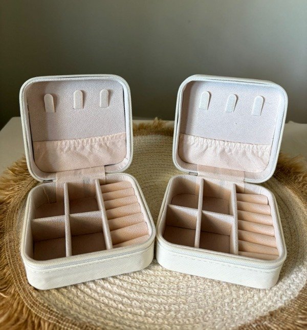 Producto - Alhajero CUADRADO BLANCO 10x10x5cm