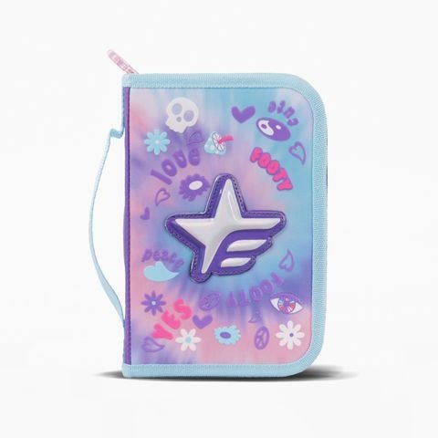 Producto - CARTUCHERA 1 PISO DESPLEGABLE HOLOGRAM STAR 14X22CM X UNIDAD COLORES FOOTY