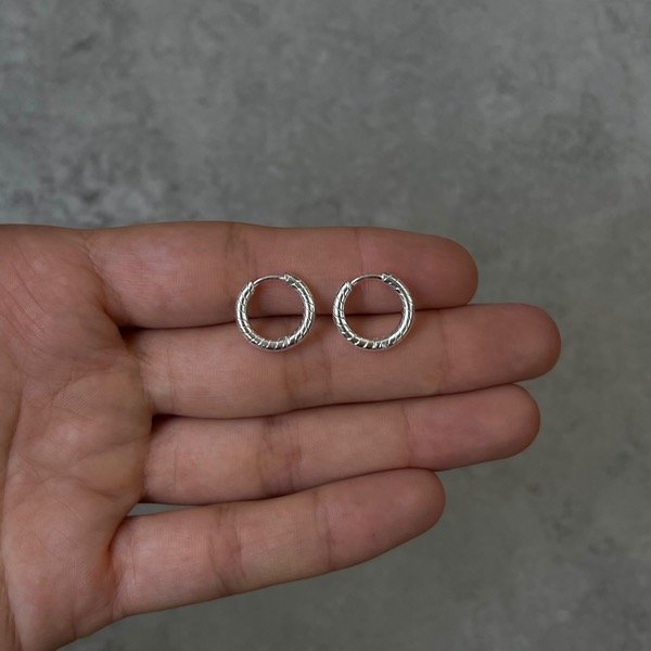 Producto - Argollitas 1,2cm - Acero blanco
