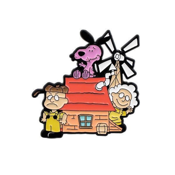 Producto - Pin Coraje, el perro cobarde - Crossover Charlie Brown