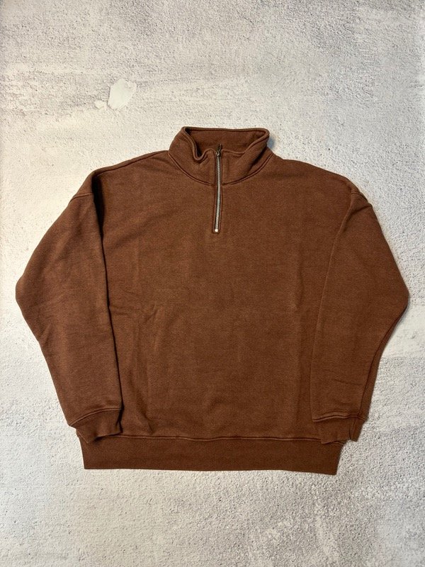 Producto - Buzo medio cierre Ladrillo