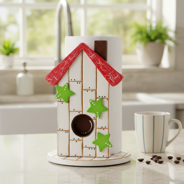 Producto - PORTA ROLLO DE COCINA ACACIA