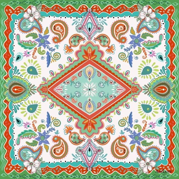 Producto - Pañuelo María blanco