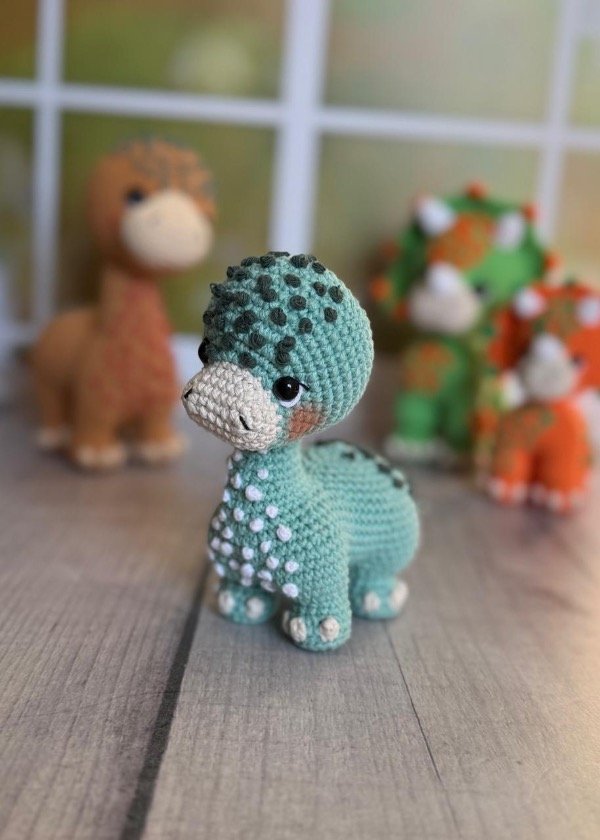 Producto - Bebé Clemente Brontosaurio - Guía de tejido - 1