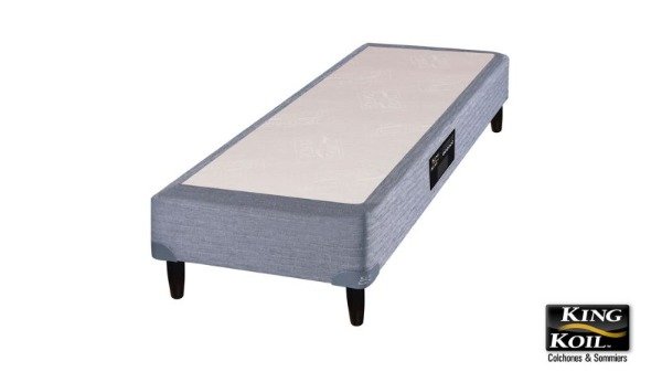 Producto - SOMMIER PATA DE MADERA KING KOIL World Luxury Pata Madera 1.50