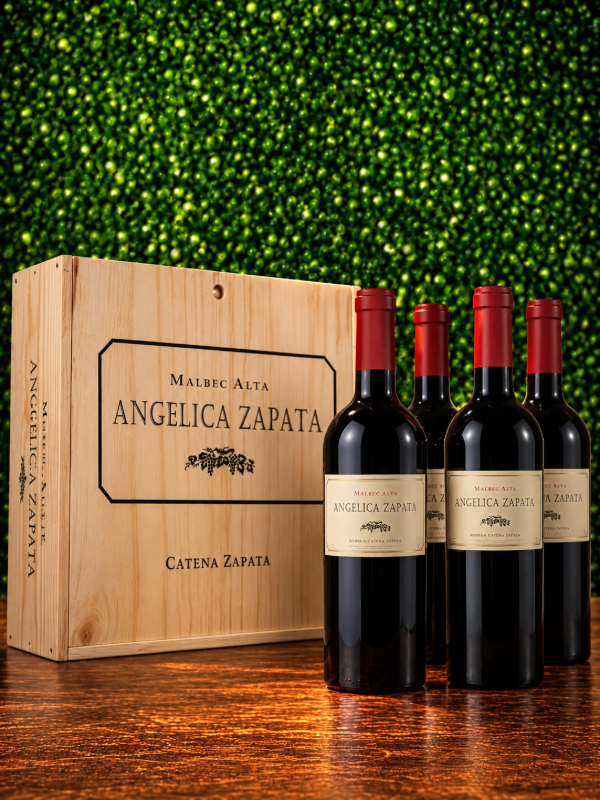 Producto - ANGELICA ZAPATA MALBEC ALTA CAJA MADERA X6 BOTELLAS
