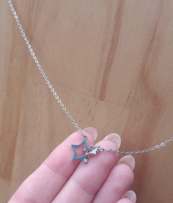 Producto - Collar con Dos Estrellas - 3